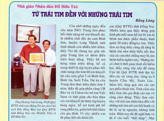 Thầy Đỗ Hữu Tài