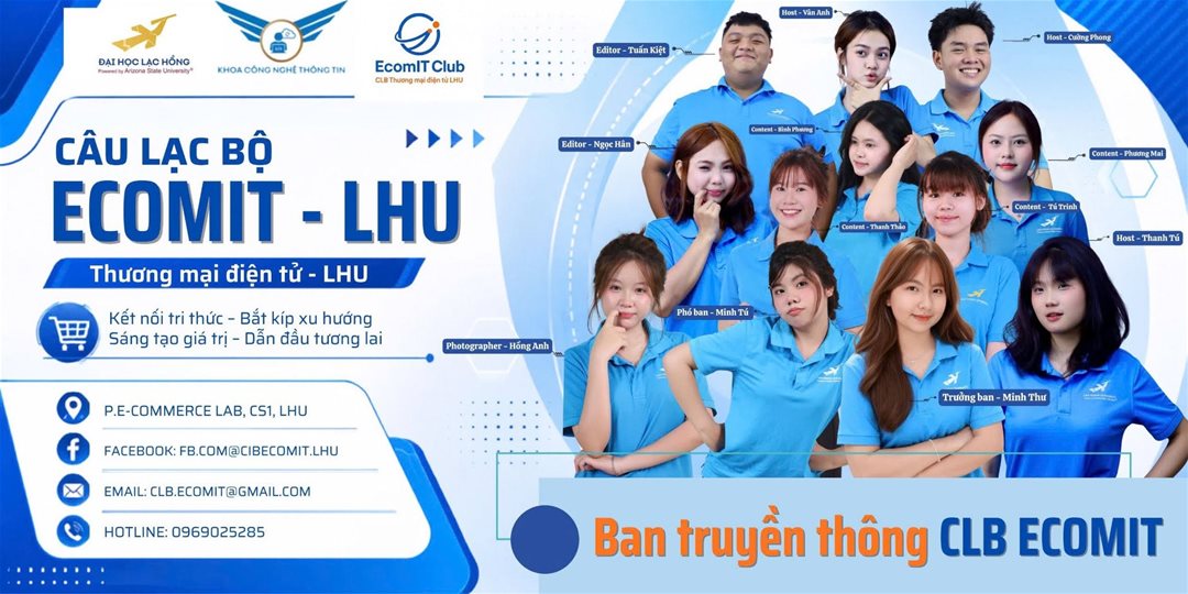Ban Truyền thông CLB Thương mại điện tử ECOMIT LHU
