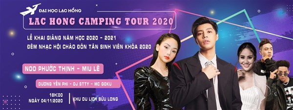 LHUers đã sẵn sàng gặp thần tượng tại LHU Camping Tour 2020